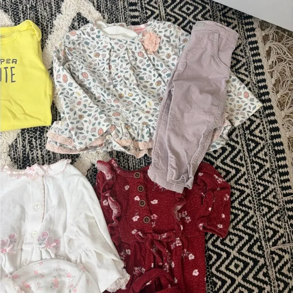 Baby Girl One Pieces Set size 6mo 3/6mo spring bundle euc! Summer clothes
